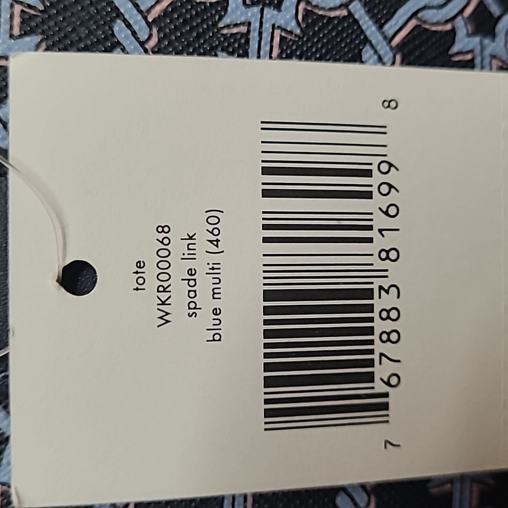 Kate Spade Blue Multi Tote - Picture 6 of 11